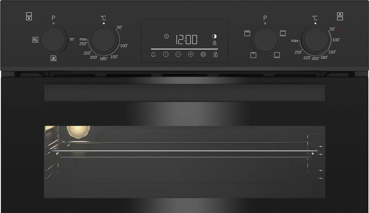 Beko RecycledNet® BBDF22300B (07) Built In Electric Double Oven in Black - A/A Rated (Blemished)