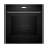 Neff N70 B54CR71G0B (11) Slide & Hide® Wi-Fi Enabled Pyrolytic Self Cleaning Electric Single Oven in Graphite - A+ Rated
