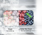 Hisense RB327N4WCE 182cm Tall 50/50 No Frost Fridge Freezer in Stainless Steel - E Rated - POHW0124