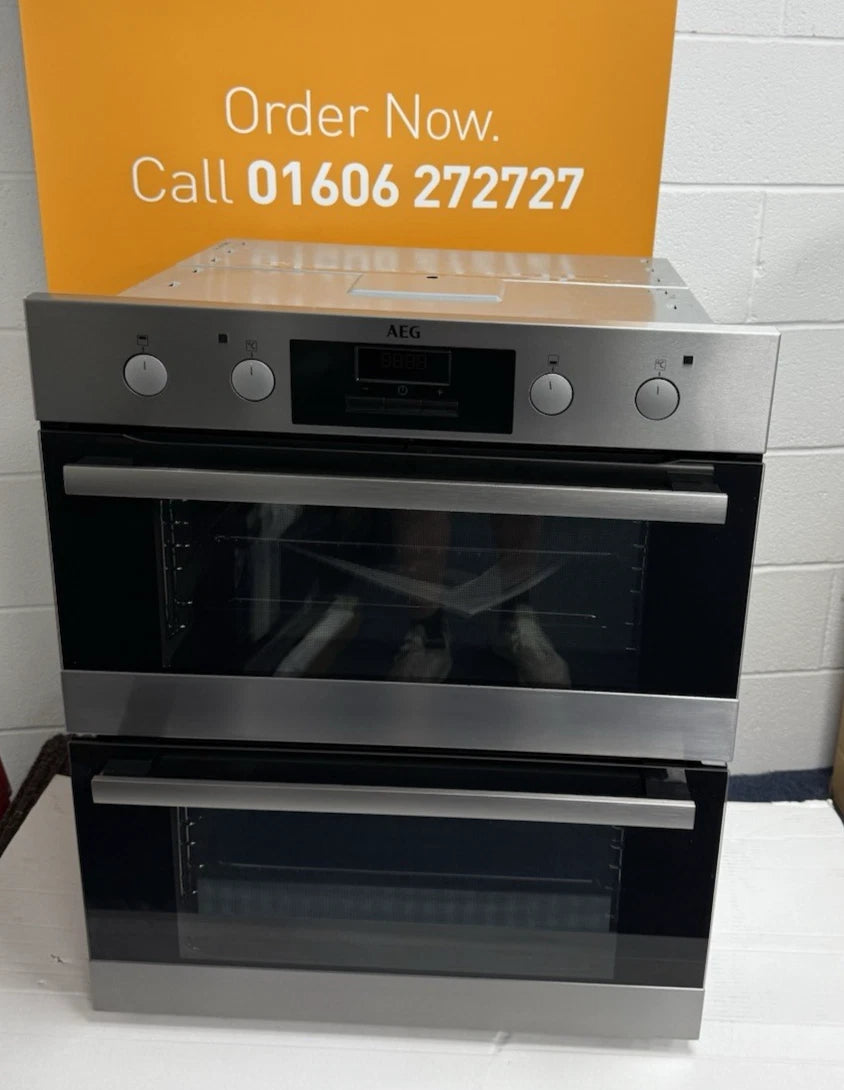 (86) AEG 6000 Series DUB331110M Built Under Electric Double Oven in Stainless Steel (Blemished)
