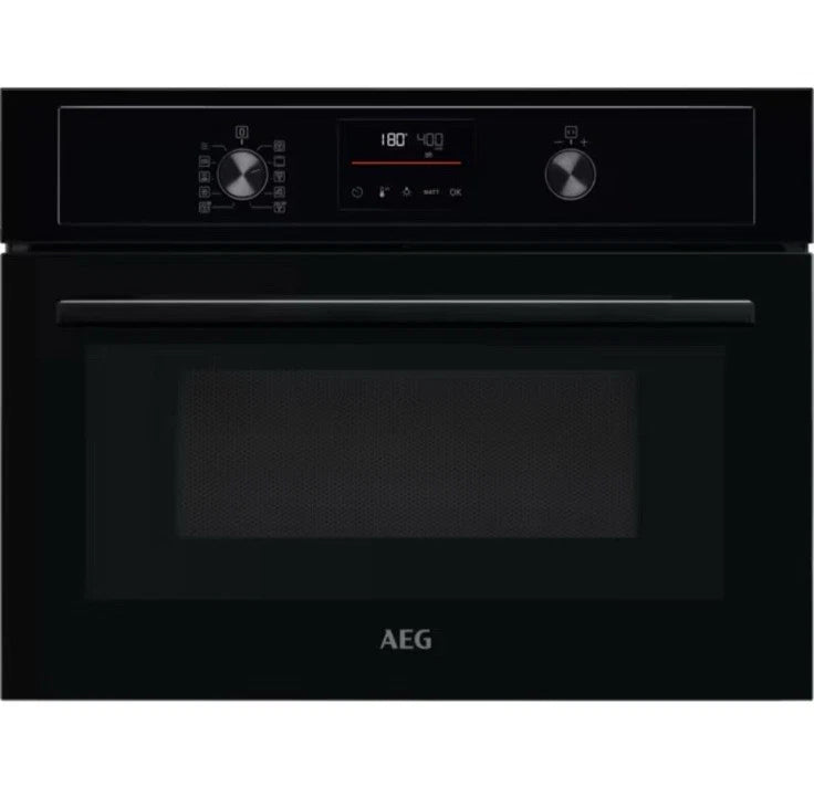 AEG KMX365060B (85) Built-In Combination Microwave Oven in Black - HW181485