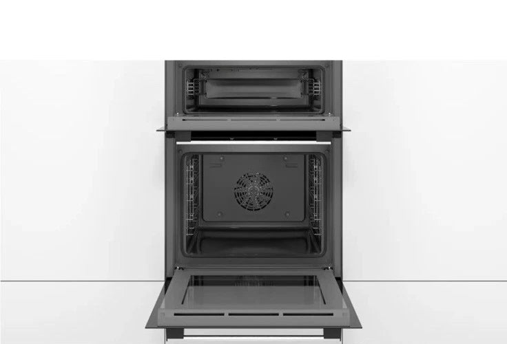 Bosch Series 2 MHA133BR0B (71) Built In Electric Double Oven in Stainless Steel - A Rated - HW181471