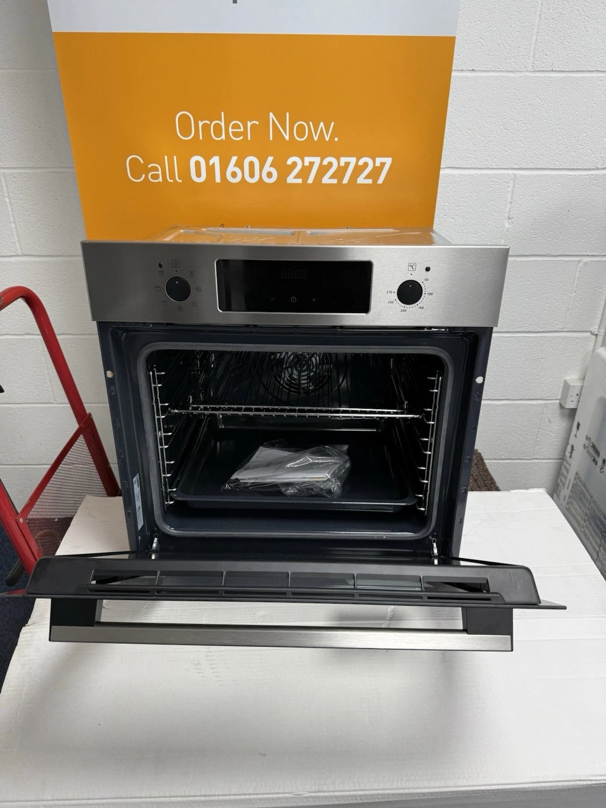 Zanussi FanCook ZOHCX3X2 (08) Single Electric Oven 72 Litres in Stainless Steel - A Rated