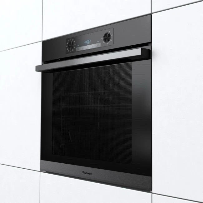 Hisense BSA65222PBUK (93) Built in Electric AirFry Single Oven with Pyrolytic Self Cleaning in Black - A+ Rated - HW181493