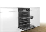 Bosch Series 4 NBS533BB0B Electric Built-Under Double Oven in Black - A Rated - HW181477