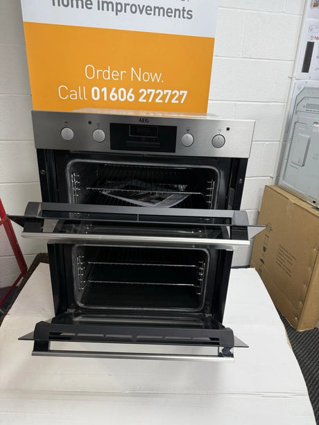 (86) AEG 6000 Series DUB331110M Built Under Electric Double Oven in Stainless Steel (Blemished)