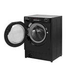 Candy CBW49D2BBW4-80 9KG 1400Spin Integrated Washing Machine in Black - POHW0092