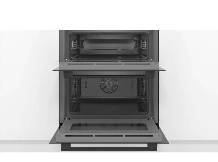 Bosch Series 4 NBS533BB0B Electric Built-Under Double Oven in Black - A Rated - HW181477