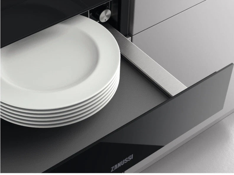 Zanussi ZWD141K (24) 14cm High Warming Drawer in Black - (Blemished) - HW181424