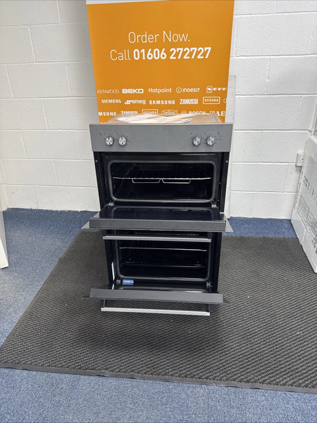 Beko BXDF21000S (06) Electric Double Oven in Silver - A/A Rated