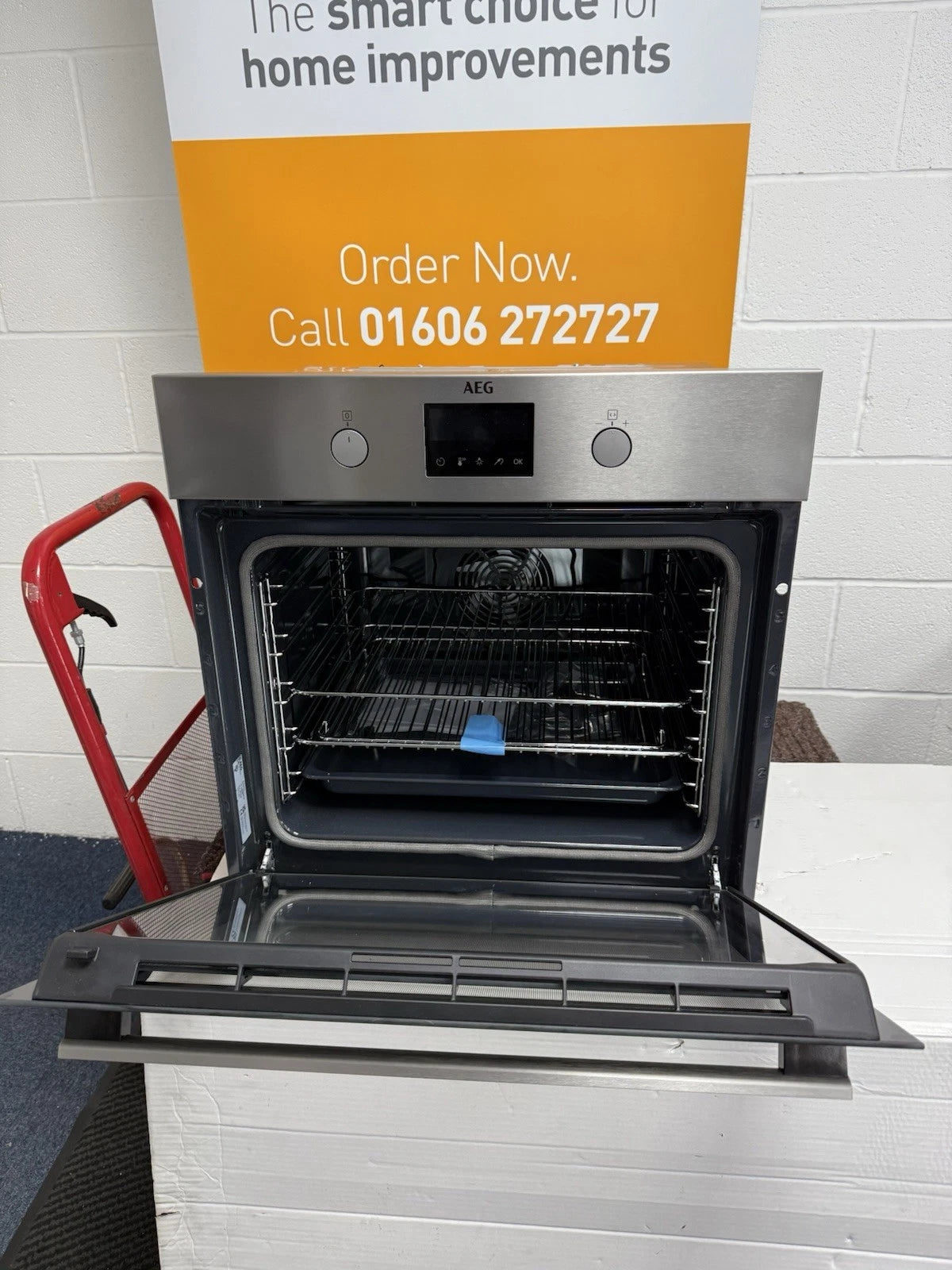 AEG Series 6000 Steambake BPS356061M (91) Electric Pyrolytic Self Clean Oven in Stainless Steel - HW181391
