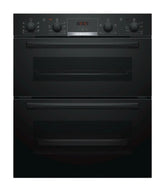 Bosch Series 4 NBS533BB0B Electric Built-Under Double Oven in Black - A Rated - HW181477