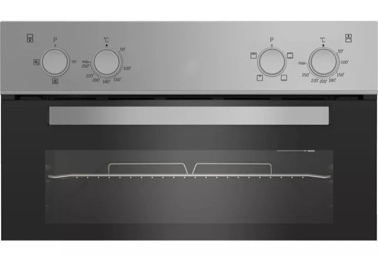 Beko RecycledNet® BBXDF21000S (84) Built In Double Oven in Silver - A/A Rated (Blemished)
