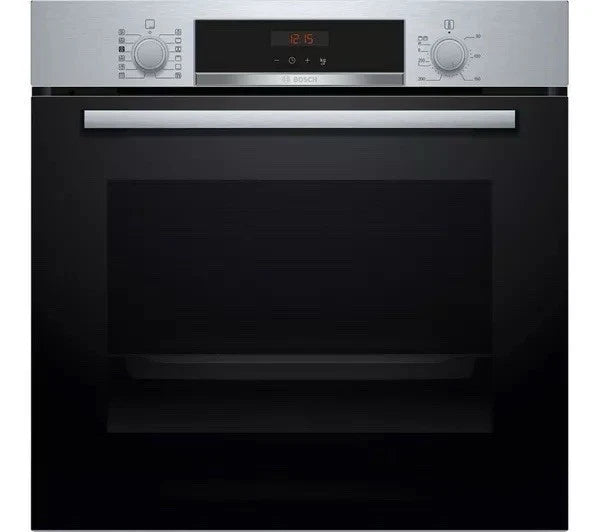 Bosch Series 4 HQA574BS3B (81) Electric Single Oven with Pyrolytic Self Cleaning in Stainless Steel - (Graded) - HW181481