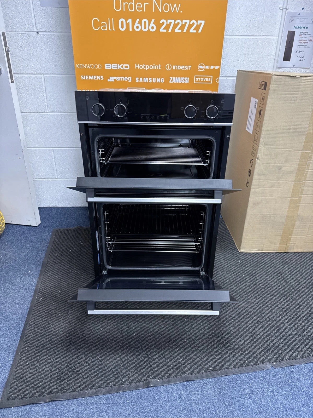 Beko BBXDF25300X Electric Double Built-in Oven in Black & Stainless Steel - A/A Rated - HW181791