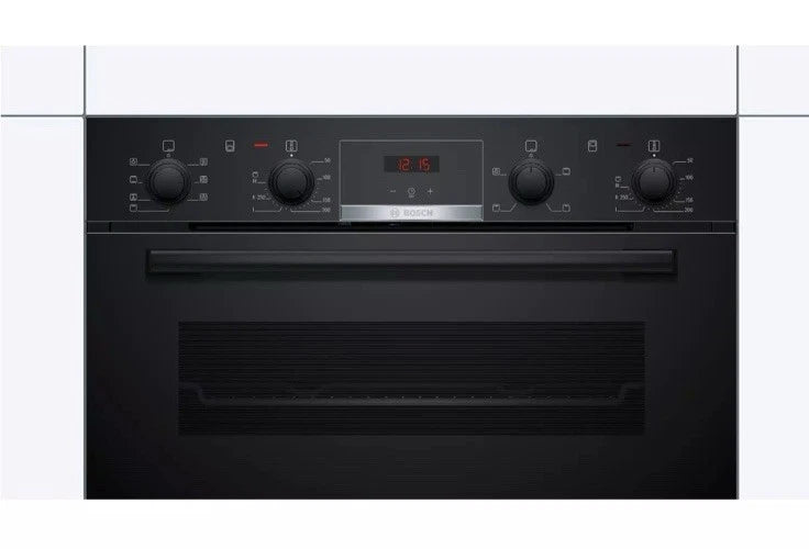 Bosch Series 4 NBS533BB0B Electric Built-Under Double Oven in Black - A Rated - HW181477