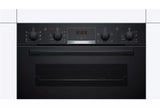 Bosch Series 4 NBS533BB0B Electric Built-Under Double Oven in Black - A Rated - HW181477