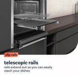 Neff B3ACE4HG0B (53) Slide & Hide® Electric Single Oven in Graphite Grey - A Rated (Blemished) - HW181453