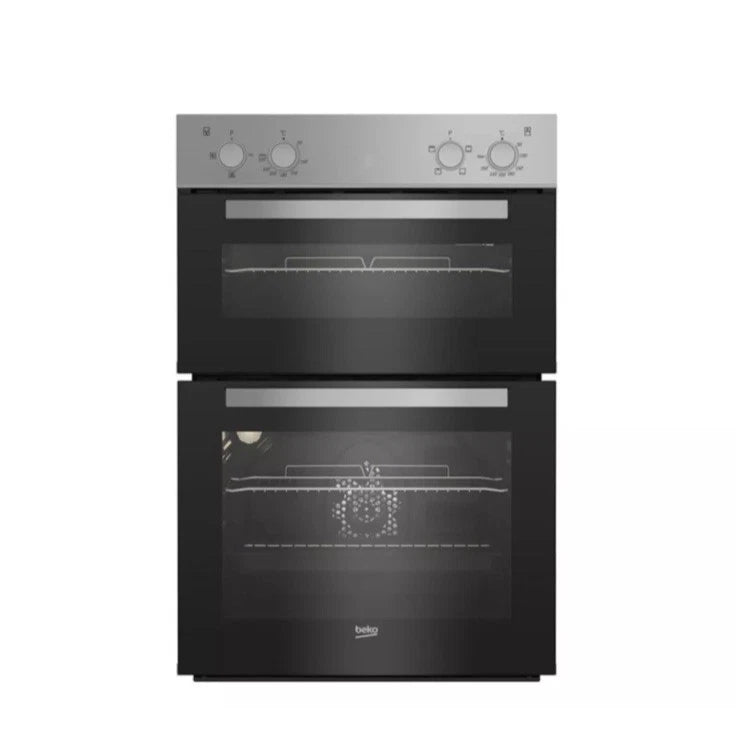 Beko RecycledNet® BBXDF21000S (84) Built In Double Oven in Silver - A/A Rated (Blemished)